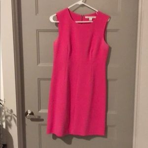 Pink sheath sleeveless dress